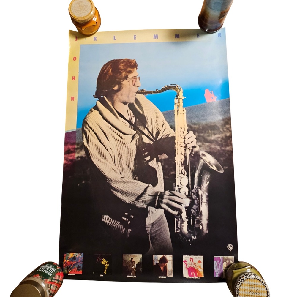 John Klemmer Brazilia Cry‎ Arabesque Lifestyle Vintage 1970s Promo Poster 23x34